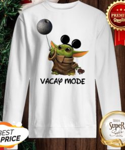 Official Baby Yoda Mickey Mouse Vacay Mode Sweatshirt