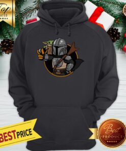 Official Baby Yoda Vault Mando And Child Mandalorian Hoodie