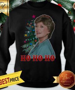 Official Blanche Devereaux Ho Ho Ho Christmas Golden Girl Sweatshirt