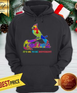 Official Cardinals Autism It's Ok To Be Different Hoodie