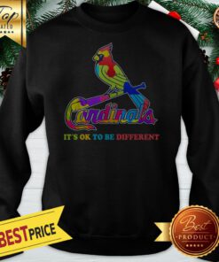 Official Cardinals Autism It's Ok To Be Different Sweatshirt