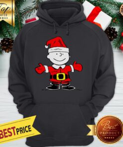 Official Charlie Brown Santa Christmas Hoodie