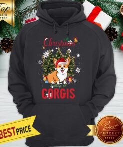 Official Christmas Kidding Corgis Hoodie