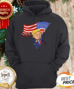 Official Donald Trump Hold American Flag USA 2020 Hoodie