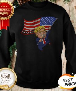 Official Donald Trump Hold American Flag USA 2020 Sweatshirt