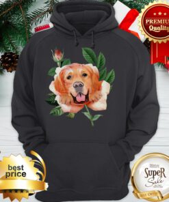 Official Golden Retriever Rose Stem Hoodie