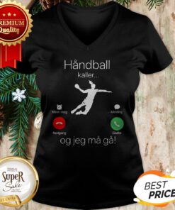 Official Handball Kaller Og Jeg Ma Ga V-neck