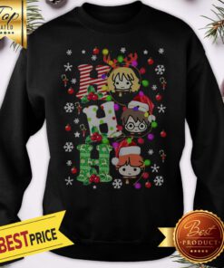 Official Harry Potter Ho Ho Ho Christmas Light Sweatshirt