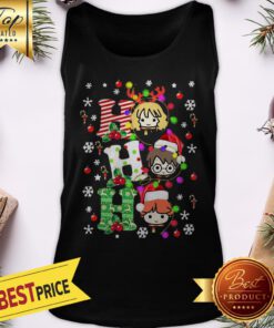 Official Harry Potter Ho Ho Ho Christmas Light Tank Top