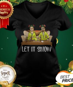 Official Jesse Pinkman Walter White Let It Snow V-neck