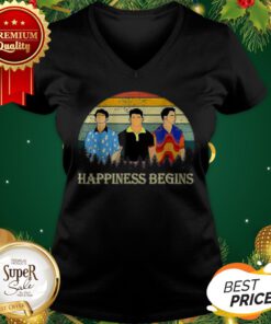 Official Jonas Brothers Happiness Begins Vintage V-neck