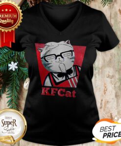Official KFC At Kentucky KFC Fried Cat V-neck