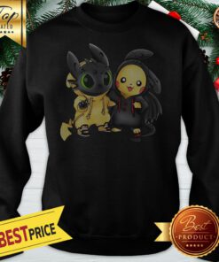 Official Pikachu And Toothless Sweatshirt
