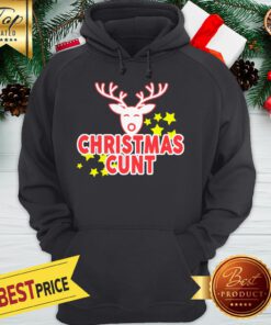Official Reindeer Christmas Cunt Hoodie