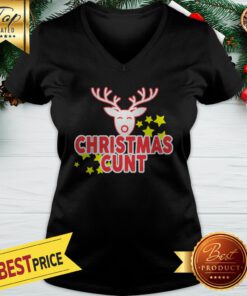Official Reindeer Christmas Cunt V-neck