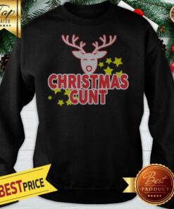 Official Reindeer Christmas Cunt Sweatshirt