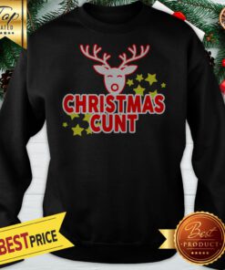 Official Reindeer Christmas Cunt Sweatshirt