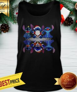 Official Santa Stitch Water Reflection Mirror Tank Top