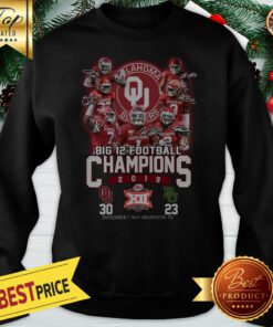 Oklahoma Big 12 Football Champions Oklahoma Sooners Signature Sweatshirt