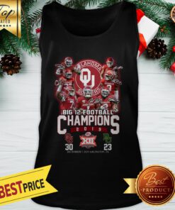 Oklahoma Big 12 Football Champions Oklahoma Sooners Signature Tank Top