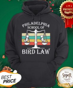Philadelphia School Of Bird Law Bird Vintage Hoodie
