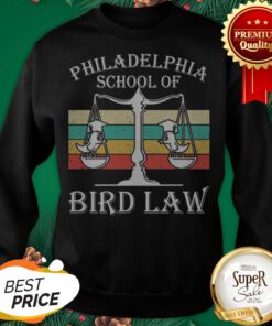 Philadelphia School Of Bird Law Bird Vintage Sweatshirt