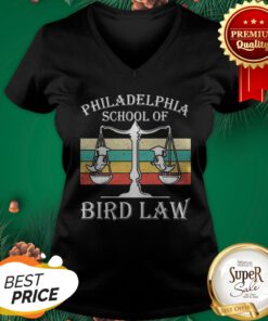 Philadelphia School Of Bird Law Bird Vintage V-neck