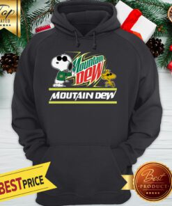 Premium Snoopy Woodstock Mountain Dew Peanuts Hoodie