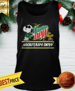 Premium Snoopy Woodstock Mountain Dew Peanuts Tank Top