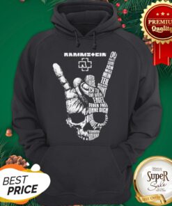 Rammstein Rock Sign Skull Hoodie