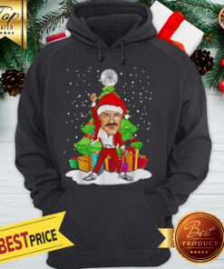 Santa Freddie Mercury Queen Christmas Tree Gifts Hoodie