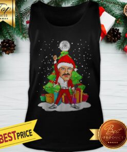Santa Freddie Mercury Queen Christmas Tree Gifts Tank Top