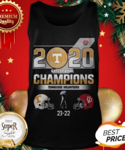 2020 Gator Bowl Champions Tennessee Volunteers Indiana Hoosiers Tank Top