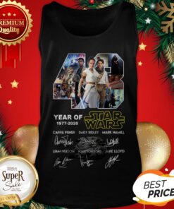 43 Years Of Star Wars 1977 2020 The Rise Of Skywalker All Signed Tank Top