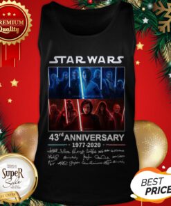 All Autographed Characters Star Wars 43rd Anniversary 1977 2020 Tank Top