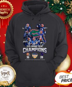 All Autographed Florida Gators 2019 Orange Bowl Champions Hoodie