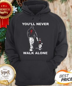 Father And Son You'll Never Walk Alone Liverpool FC Hoodie