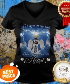 Husky Angel No Longer At My Side But Always In My Heart V-neck