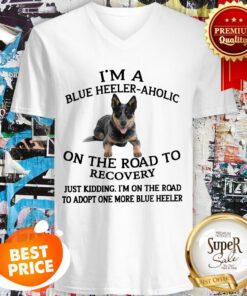 I'm A Blue Heeler A Holic On The Road To Recovery V-neck