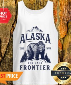 Official Alaska The Last Frontier Bear Est 1959 Tank Top