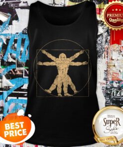 Official Bigfoot Leonardo Da Vinci Sasquatch Tank Top