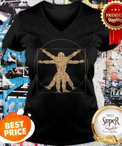 Official Bigfoot Leonardo Da Vinci Sasquatch V-neck