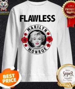 Official Flawless Marilyn Monroe Rose Sweatshirt