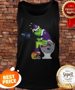 Official Grinch Santa Bay Packers VikingsToilet Tank Top