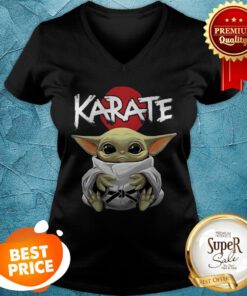 Official Karate Yoda Star Wars V-neck