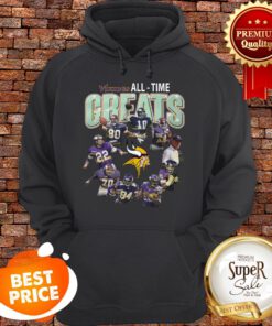 Official Minnesota Vikings All-Time Greats Signatures Hoodie