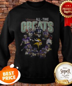 Official Minnesota Vikings All-Time Greats Signatures Sweatshirt