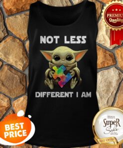 Official Not Less Yoda Different I Am Tank Top