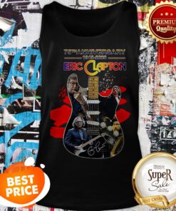 75th Anniversary 1945-2020 Eric Clapton Guitar Signature Tank Top