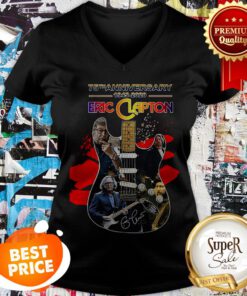 75th Anniversary 1945-2020 Eric Clapton Guitar Signature V-neck